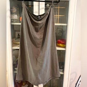 Eileen Fisher 100% silk skirt size L